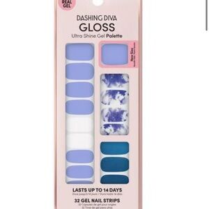 Dashing Diva Gloss Gel Palette - Blue, White, and Purple